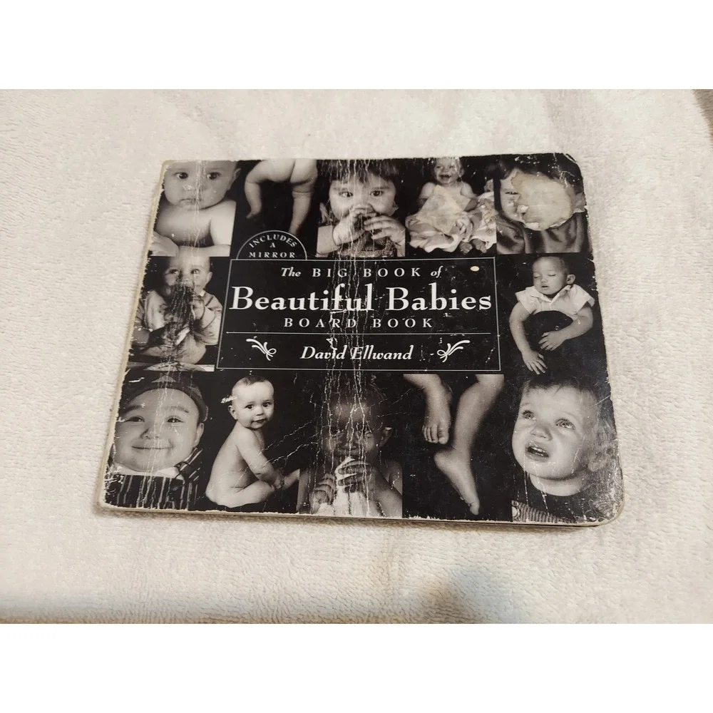The Big Book of Beautiful Babies Board Book David Ellwand Black White Mirror‎